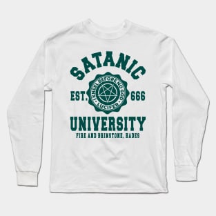 SATANIC UNIVERSITY - SATANISM OCCULT Long Sleeve T-Shirt